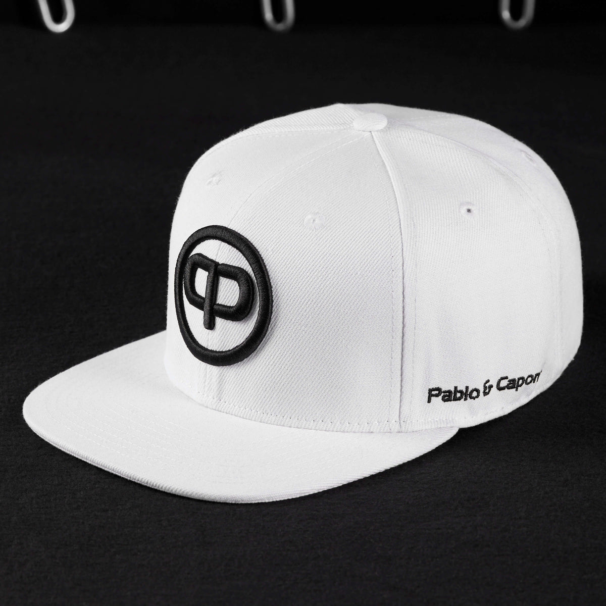 Snapback Cap - White & Black