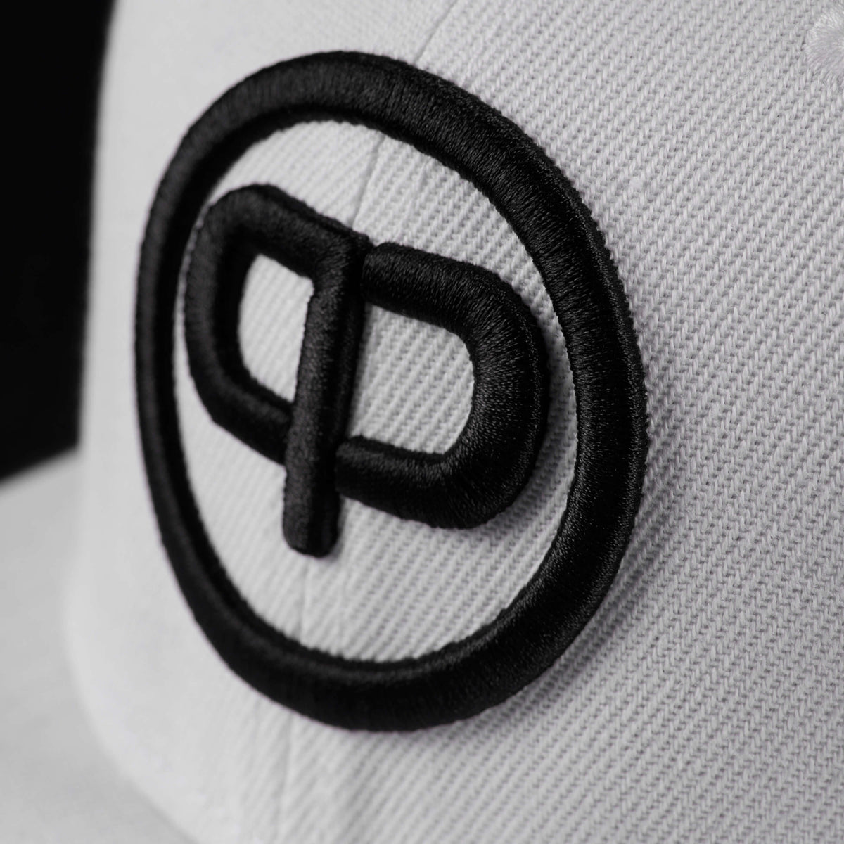 Snapback Cap - White & Black