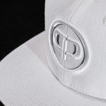 Snapback Cap - White & White