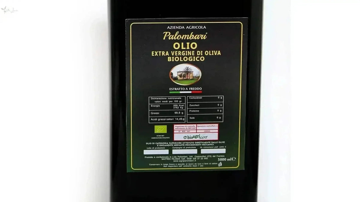 Palombari – Bio Olivenöl Extra Vergine (Flasche)