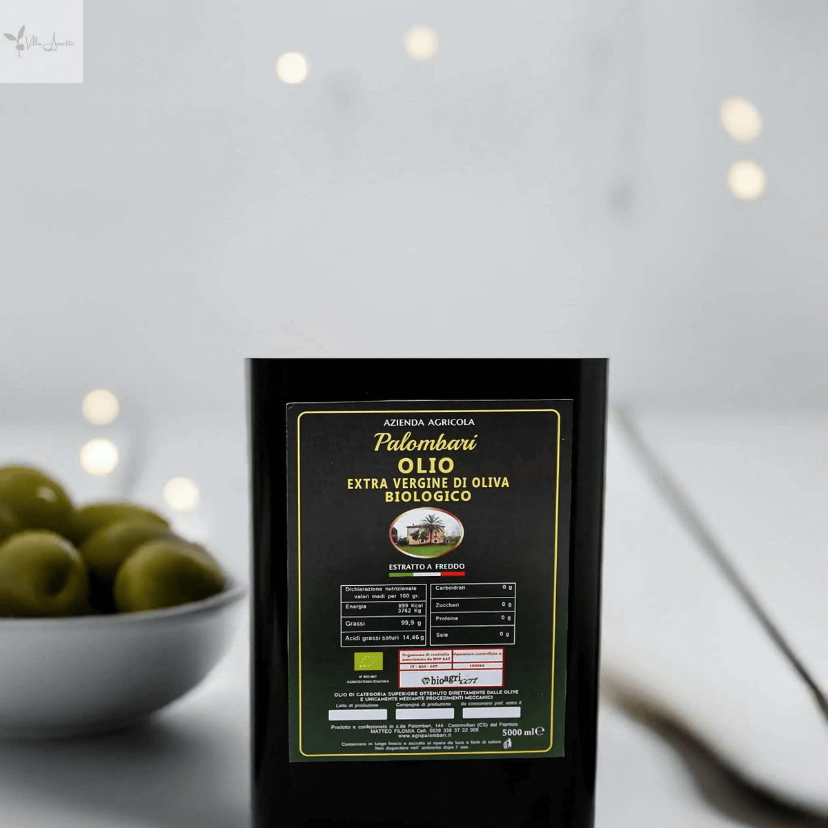Palombari – Bio Olivenöl Extra Vergine (Flasche)