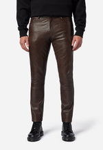 Slim Fit Herren Lederhose Bono