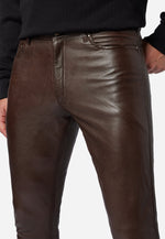 Slim Fit Herren Lederhose Bono