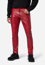 Slim Fit Herren Lederhose Bono