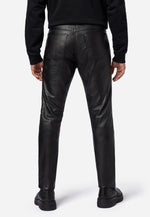 Slim Fit Herren Lederhose Bono