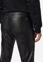 Slim Fit Herren Lederhose Bono