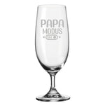 Stölzle Lausitz Bierglas mit Gravur "Papa Modus"
