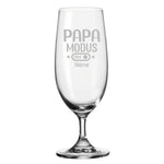 Stölzle Lausitz Bierglas mit Gravur "Papa Modus" mit Namen