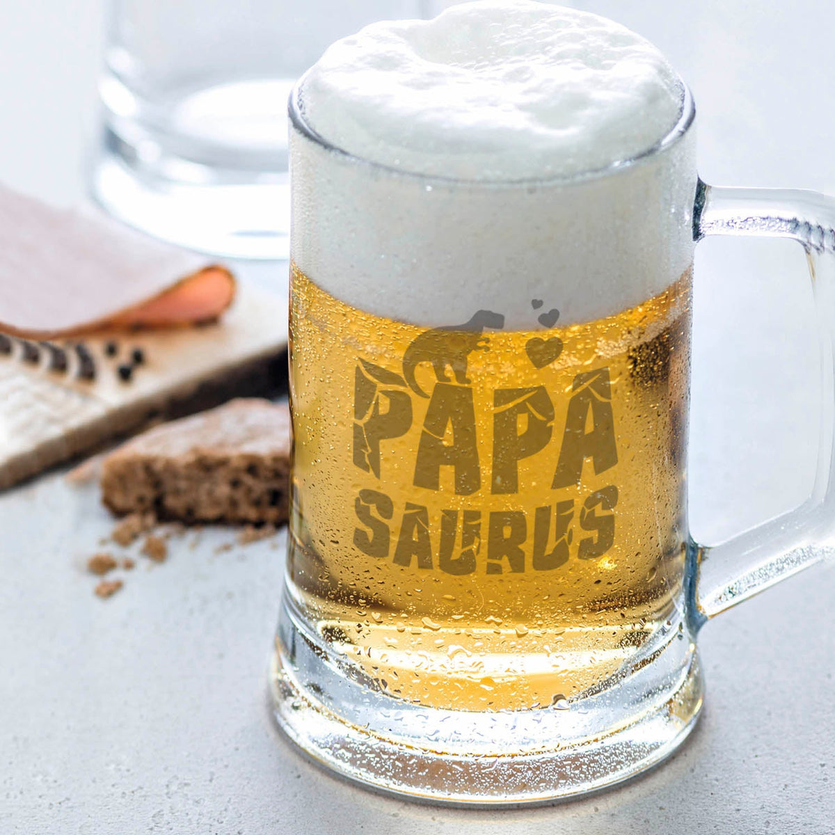 Montana Bierkrug mit Gravur "Papa Saurus"
