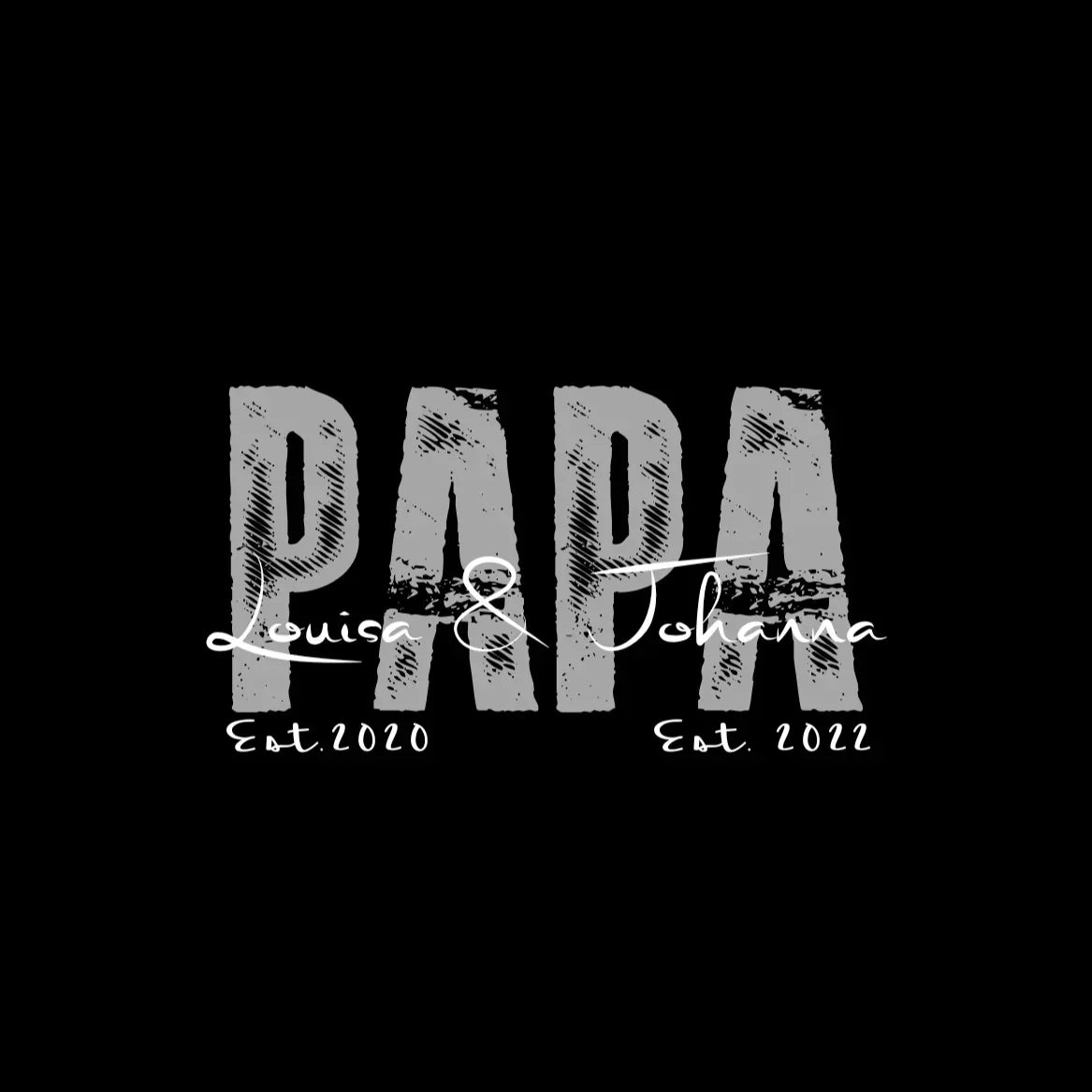 PAPA T-Shirt SOLID ROCKS personalisiert