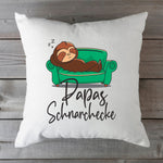 Bedrucktes Kissen mit Motiv Schnarchecke