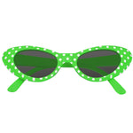Cat Eye Brille Sandy mit Punkten | Hellgrün