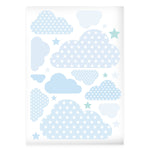 Wandsticker Set Pastell Wolken & Sterne