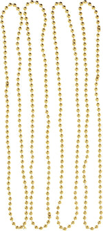 Kette Perlen gold metallic 4Stk