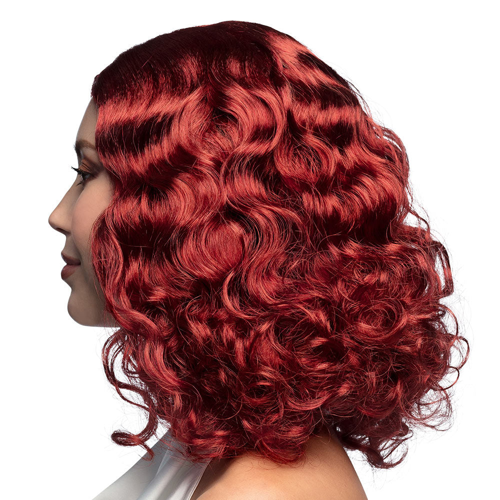 Perücke Damen "Celeste mit Locken" | Rot