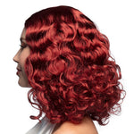 Perücke Damen "Celeste mit Locken" | Rot