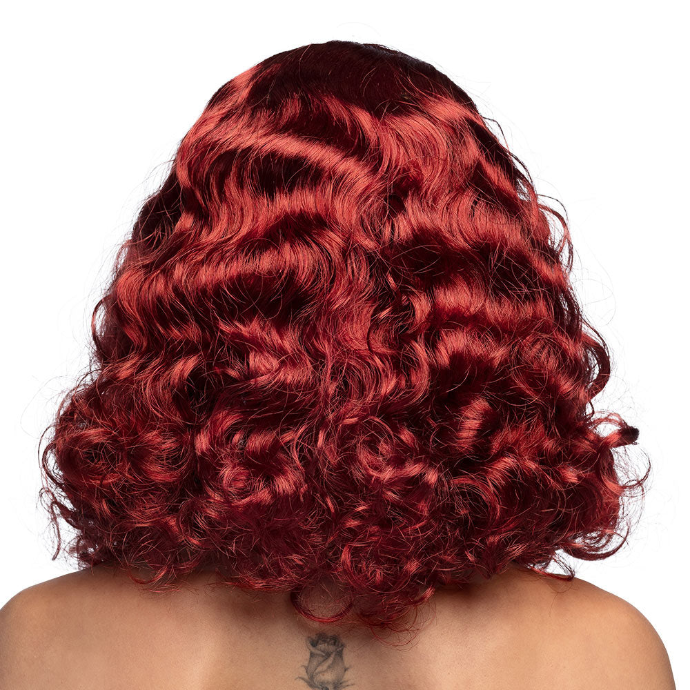 Perücke Damen "Celeste mit Locken" | Rot