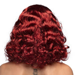 Perücke Damen "Celeste mit Locken" | Rot