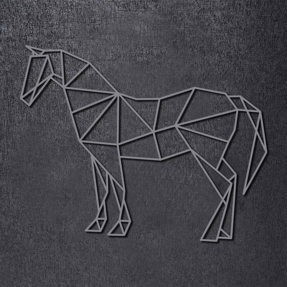 Origami Pferd aus Holz -