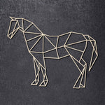 Origami Pferd aus Holz -