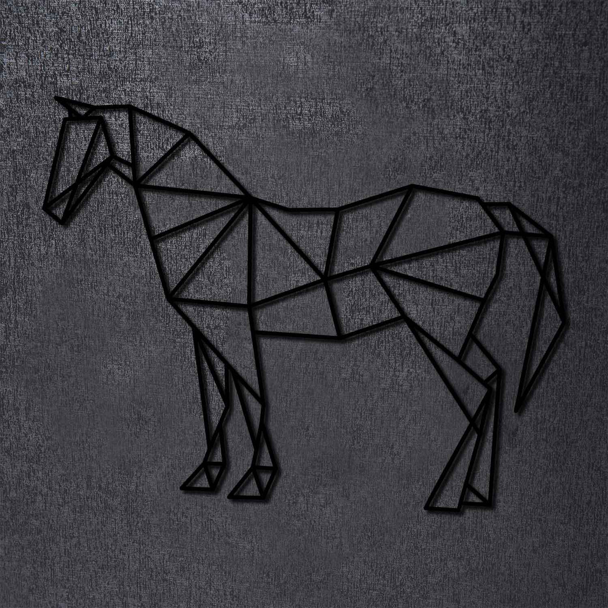 Origami Pferd aus Holz -