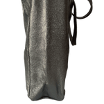 Leder Shopper mit Innentasche Altsilber