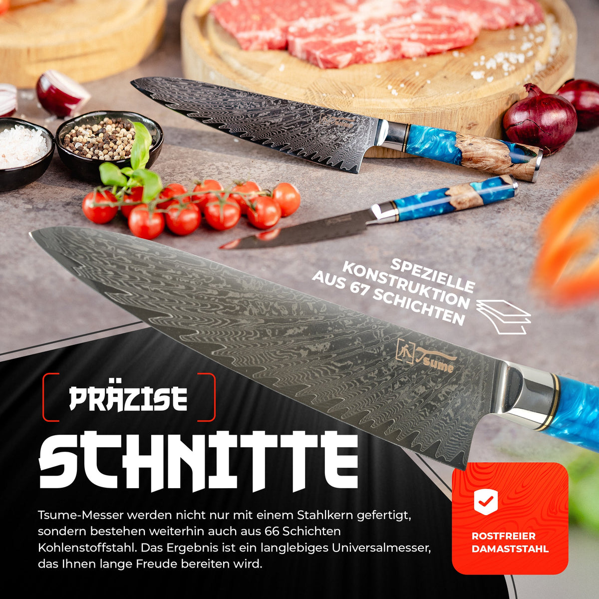 Kochmesser Gyuto Saphir