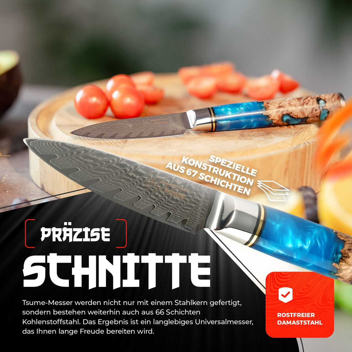 Schälmesser Saphir