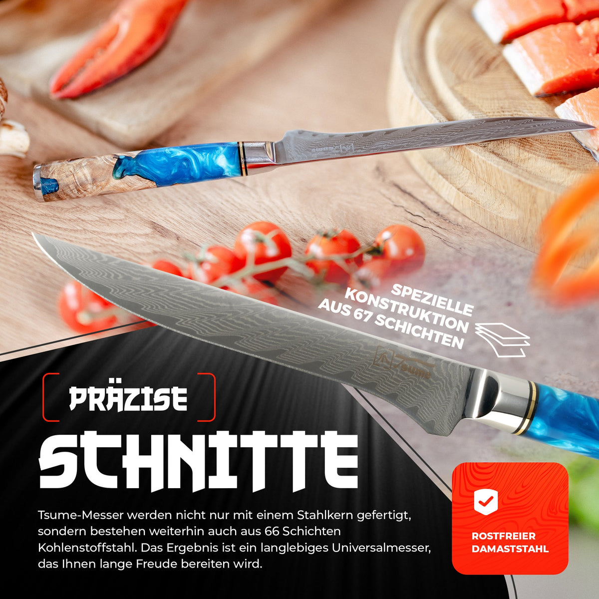 Filetiermesser Saphir