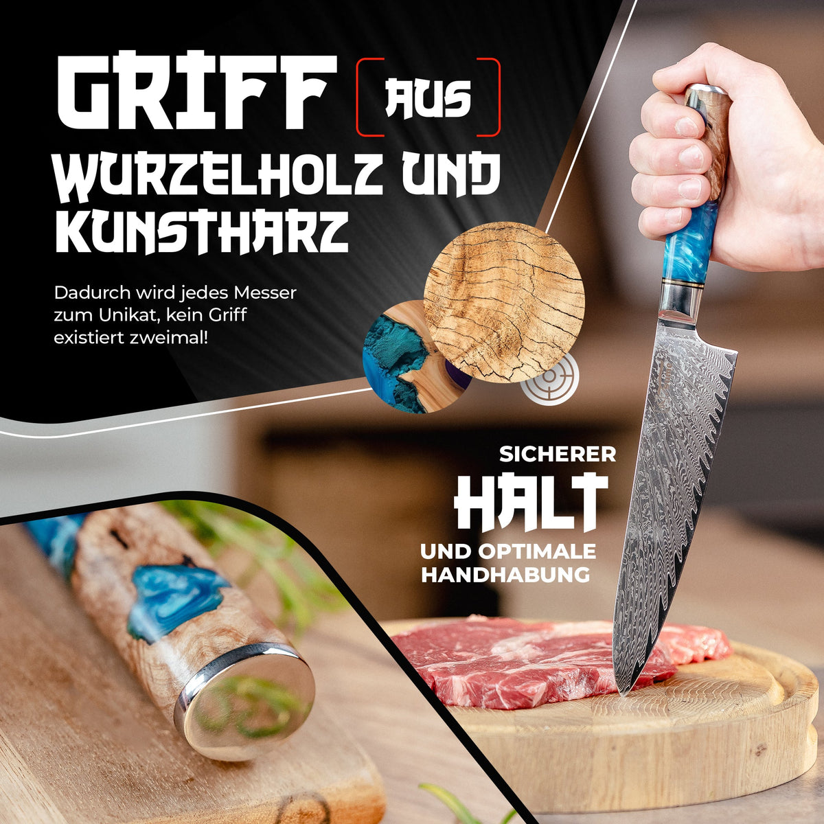 Kochmesser Gyuto Saphir