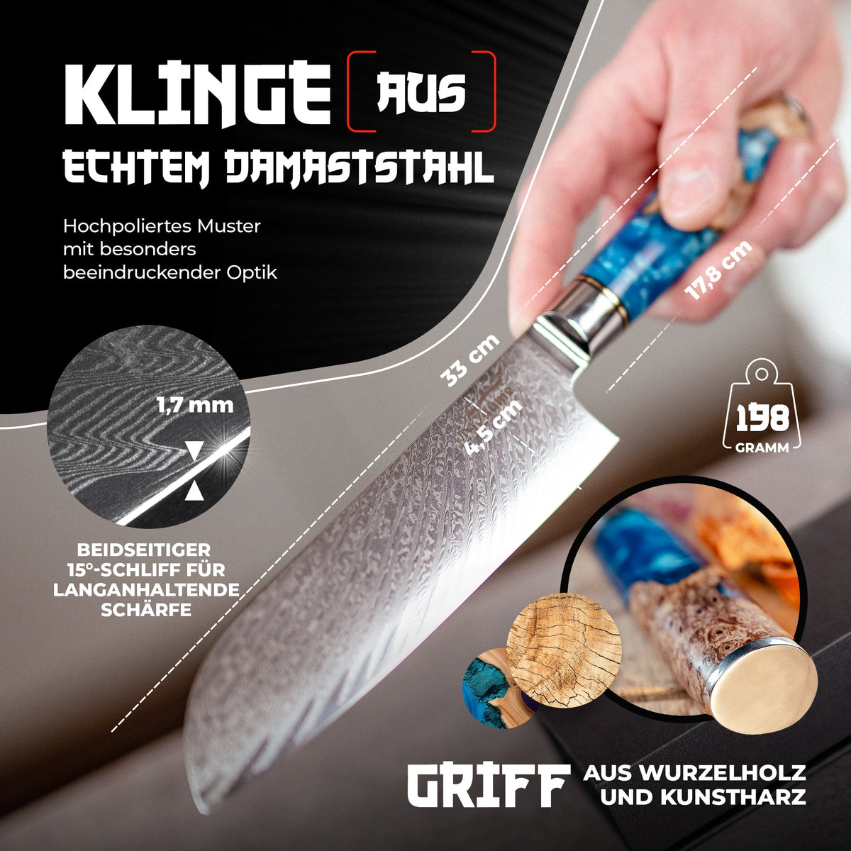 Santoku Saphir