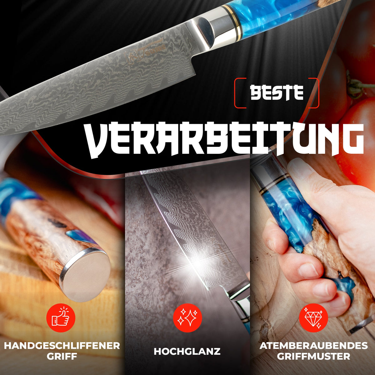 Allzweckmesser Saphir