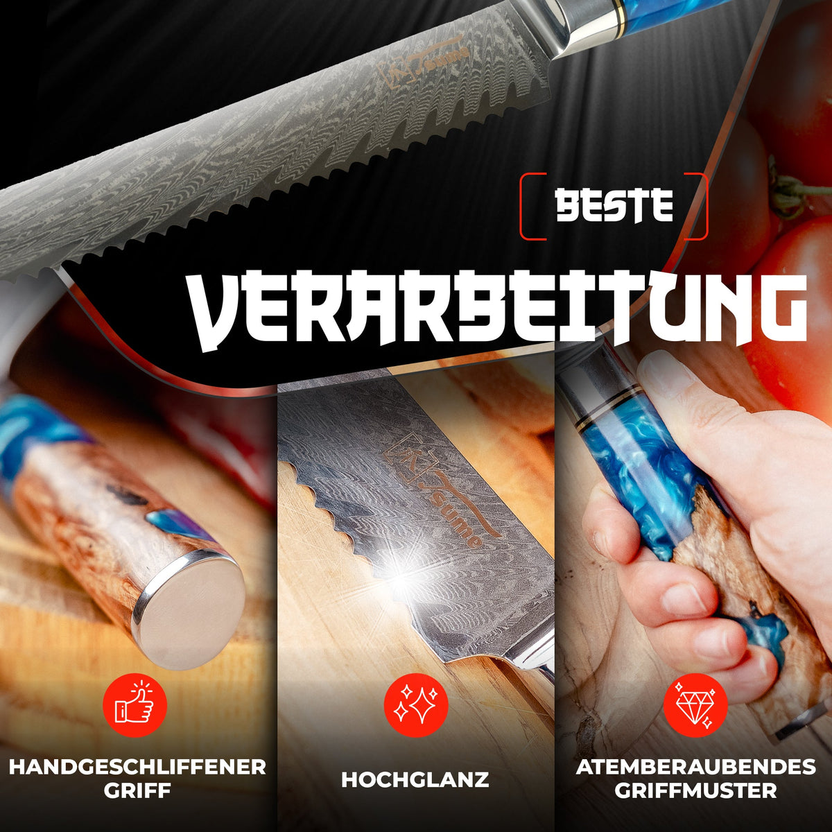 Brotmesser Saphir