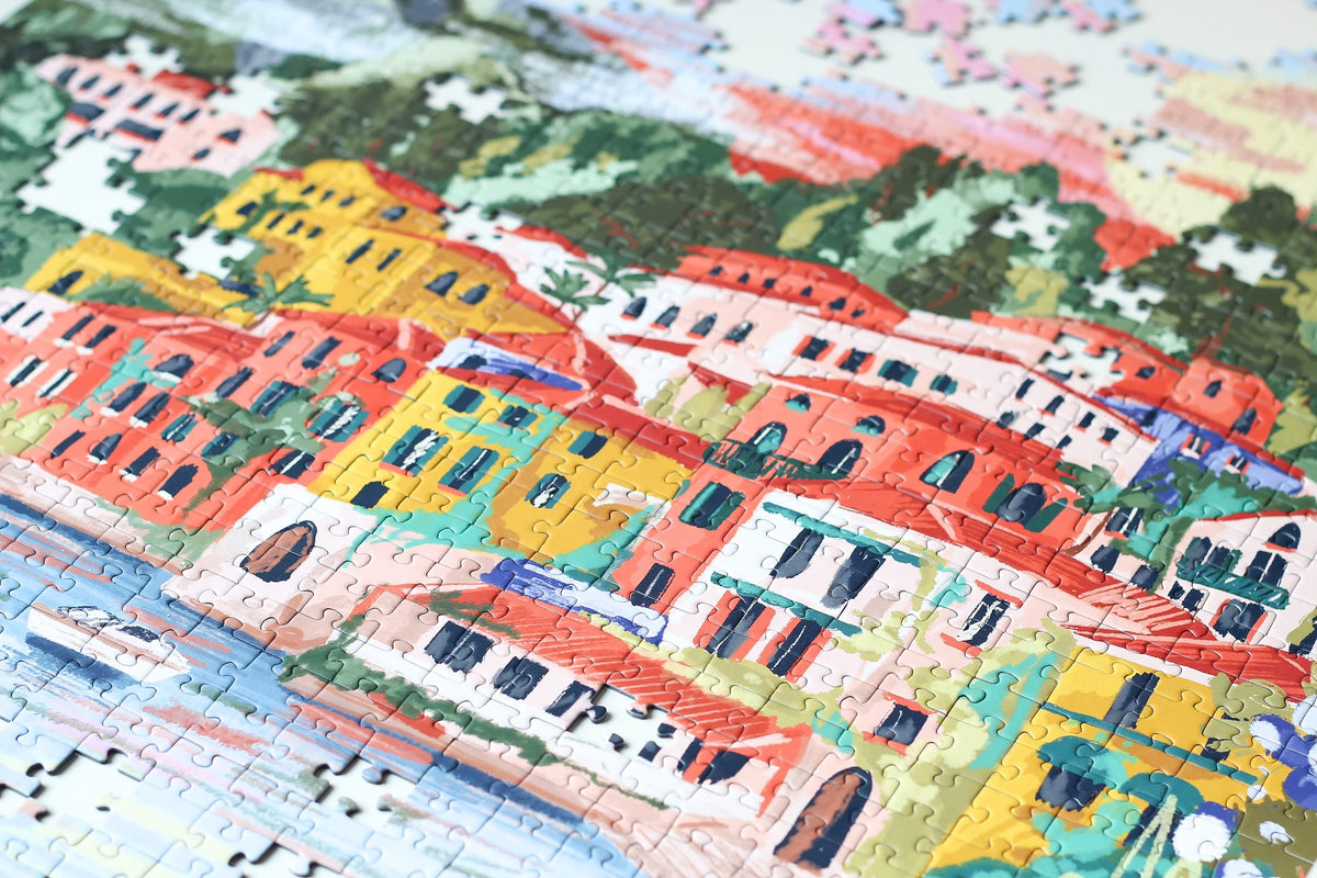 Piecely Lake Como Puzzle, 1000 Teile