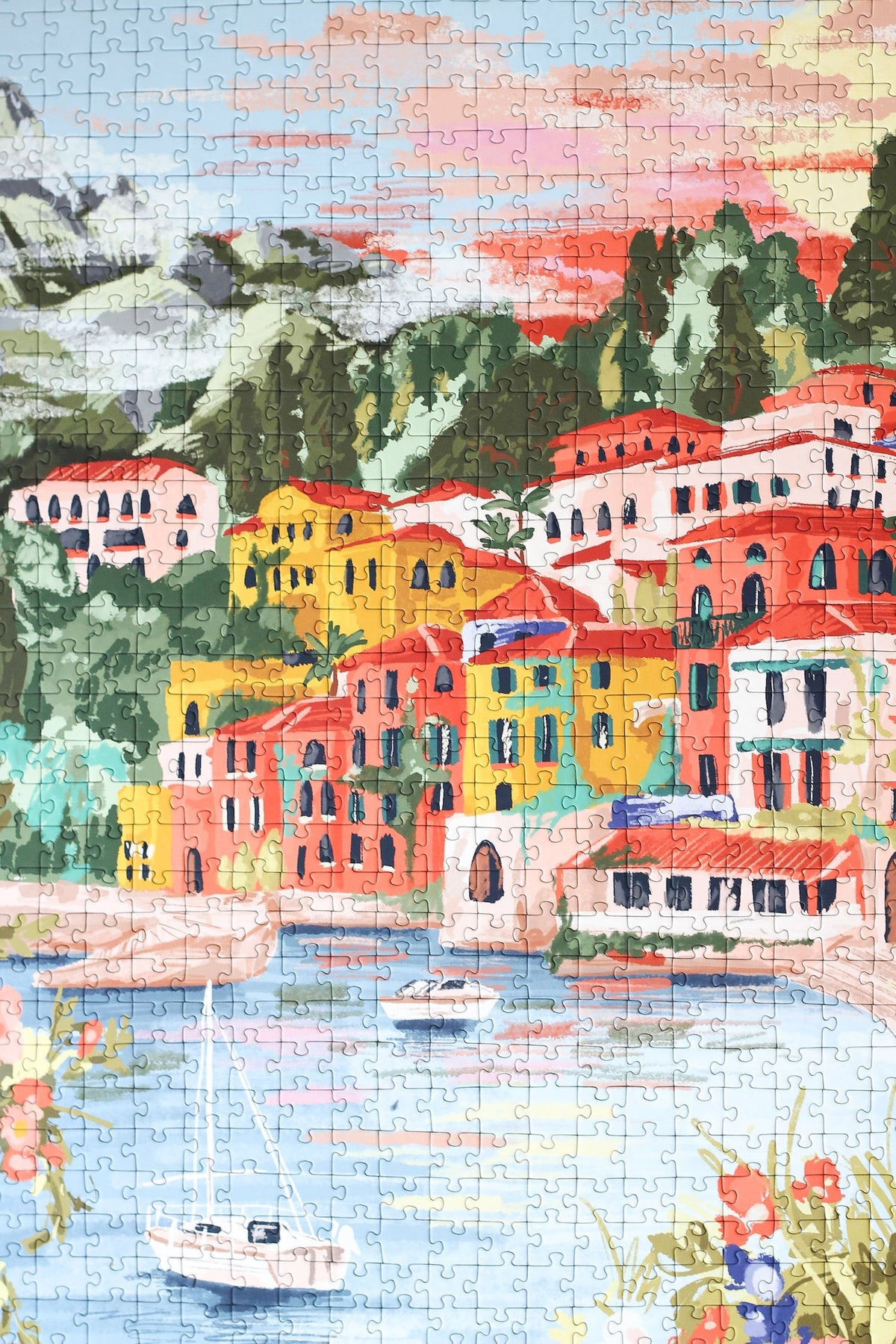 Piecely Lake Como Puzzle, 1000 Teile
