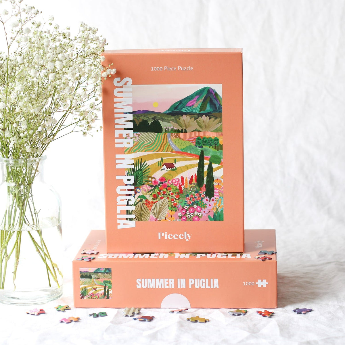 Piecely Summer in Puglia Puzzle, 1000 Teile