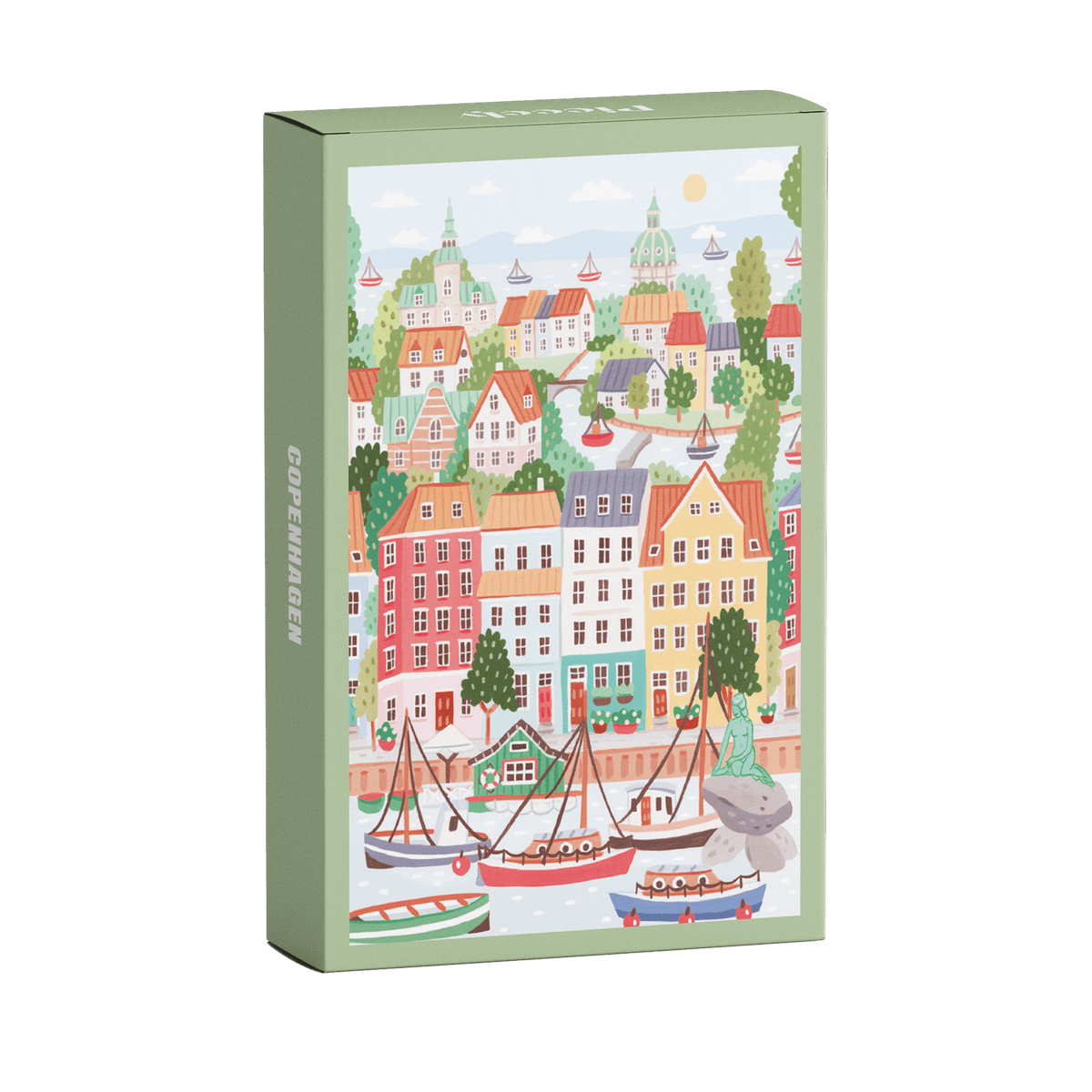 Piecely Copenhagen Minipuzzle, 99 Teile Namma Markt