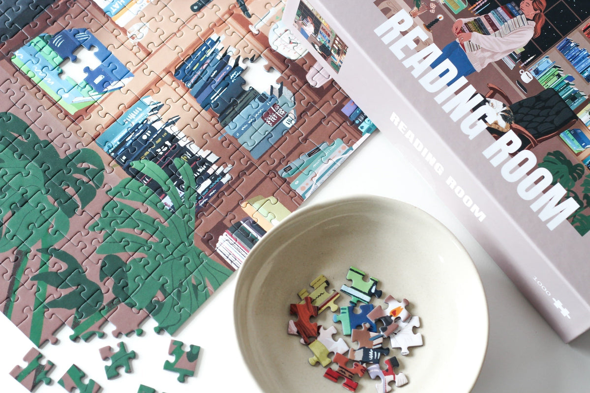 Piecely Reading Room Puzzle, 1000 Teile