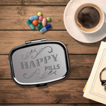 Pillendose mit zwei separaten Fächern
