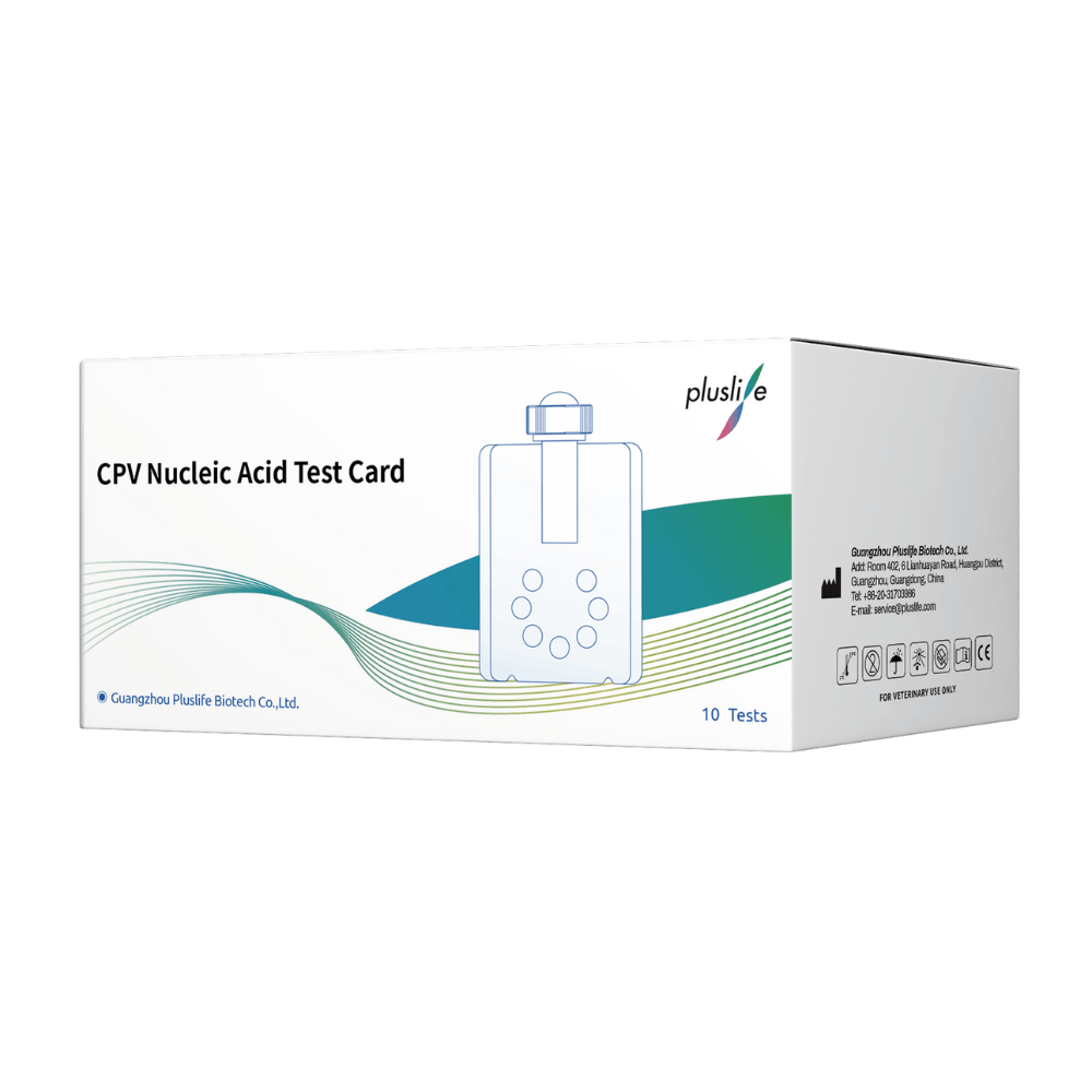 Pluslife CPV Card, Testkit für Hunde | Packung (10 Stück)