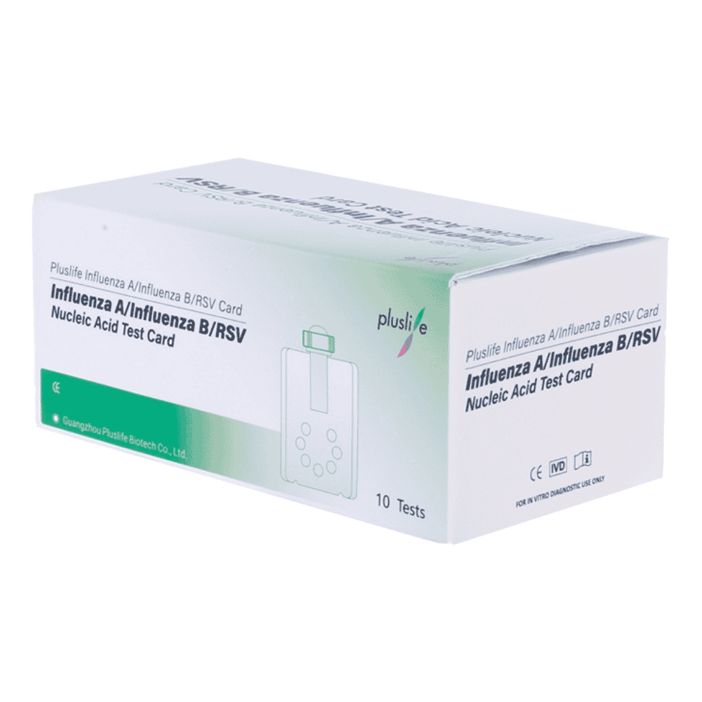 Pluslife Influenza A / Influenza B / RSV Testkits (10 Tests) | Packung (10 Tests) Namma Markt