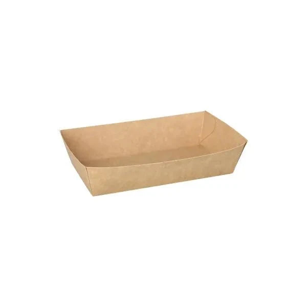 PAPSTAR 50 Snacktrays, Pappe "pure" - braun