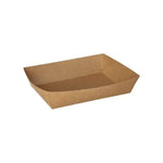 PAPSTAR 50 Snacktrays, Pappe "pure" - braun