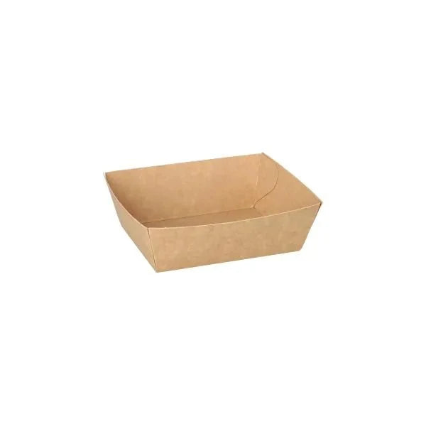 PAPSTAR 50 Snacktrays, Pappe "pure" - braun