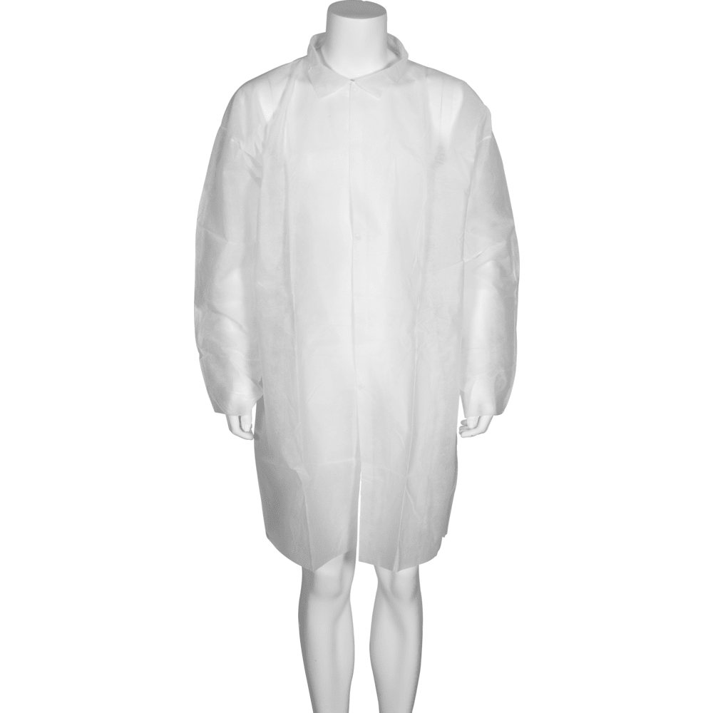 Besucherkittel, Nonwoven/PP, Weiß
