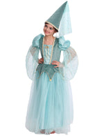 Prinzessin Kostüm "Adelia" für Mädchen | Blau Glitzer