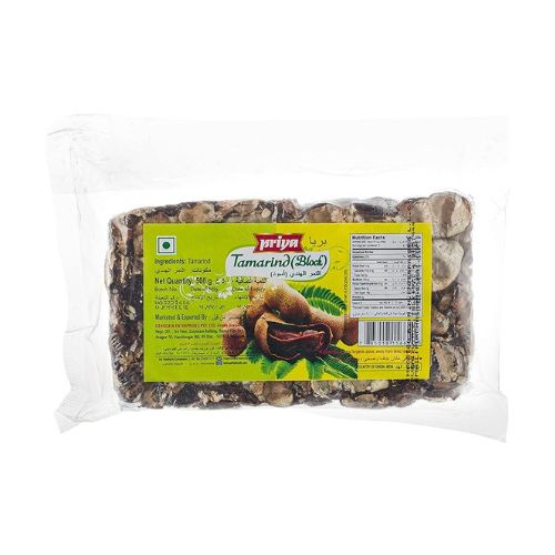 Priya Tamarind Block seedless 500gm