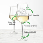 Stölzle Lausitz Weinglas mit Gravur "Beste Freundin"