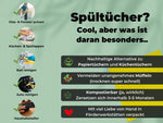 8x Power Putzlappen bunt - waschbare Haushaltstücher