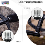 ROAD TO SKY Platform Fahrradpedale 9/16 Zoll Rutschfest Wasserdicht